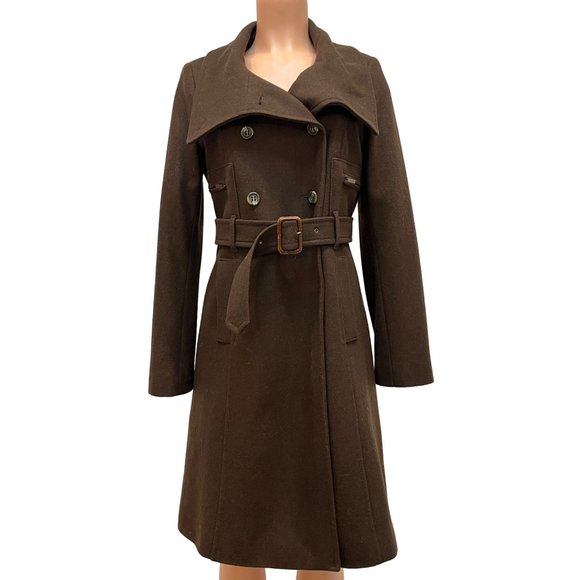 BCBGMaxAzria Jackets & Blazers - 270. BCBGMAXAZRIA BCBG Maxazria Trench Coat Brown